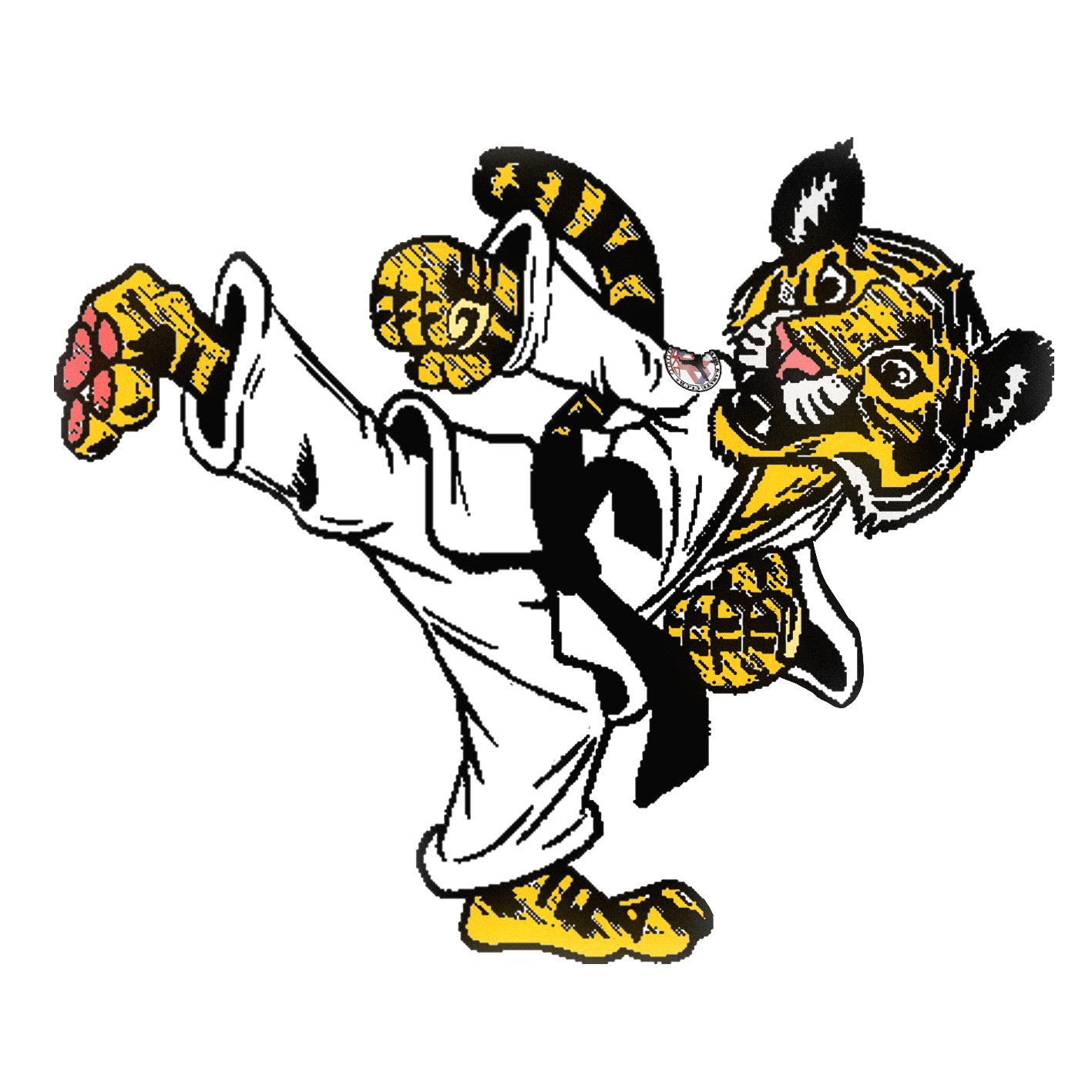 Karate Kind Maskottchen